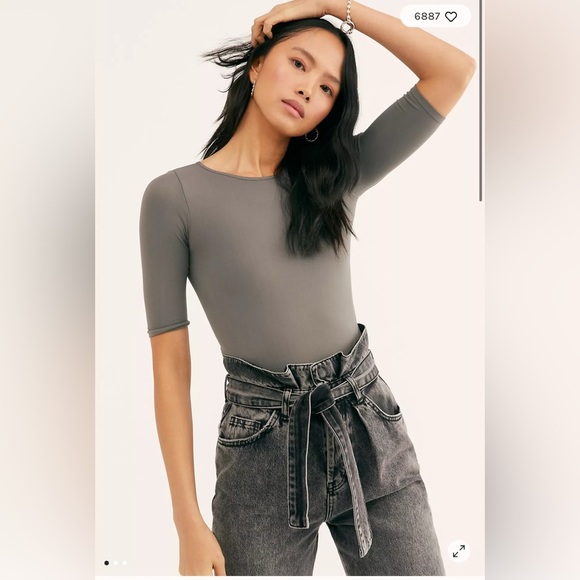 Free People Tops - Free People Intimately Crew Love Bodysuit